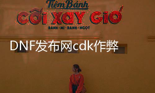 DNF发布网cdk作弊